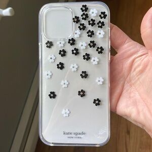 Kate, spade, iPhone 12 max scattered flower protective case 6.7 inch.
